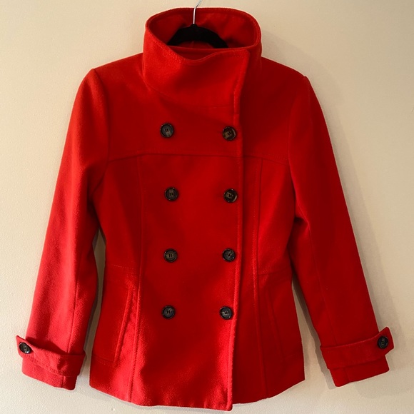 Bright Red H&M Jacket Size S - Picture 1 of 3